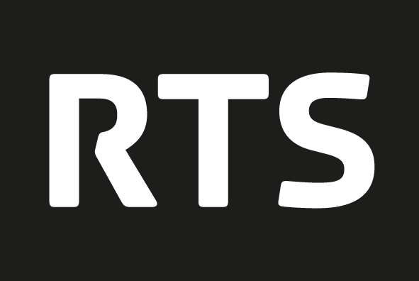 Logo de la radio télévision suisse.